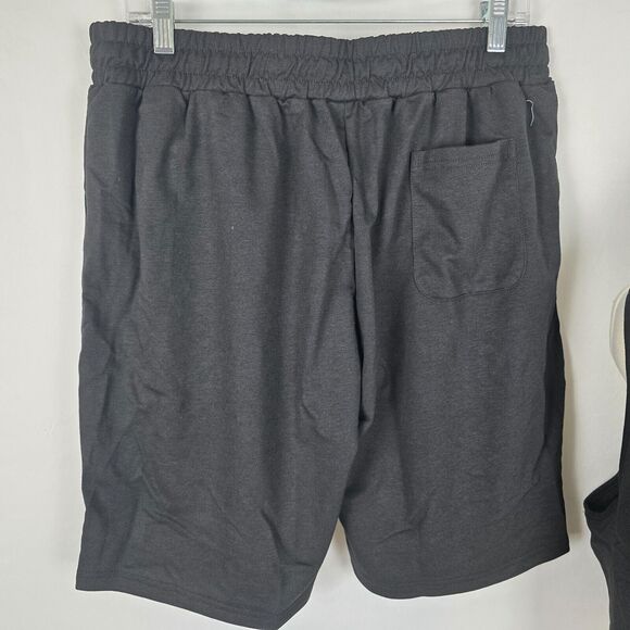 Dibaolong Athletic Set Women's XL Black Sleeveless Hoodie & Drawstring Shorts - Picture 12 of 14